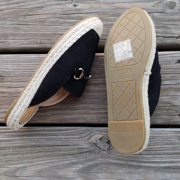 LAST 1 🌟 Black Espadrille Slide ⭐ - Picture 7 of 8